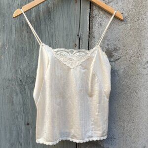 VINTAGE JCPenney Cream Camisole Size Medium